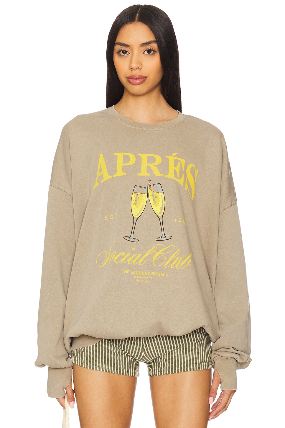 

Толстовка "Apres social club" от The Laundry Room, camel gold