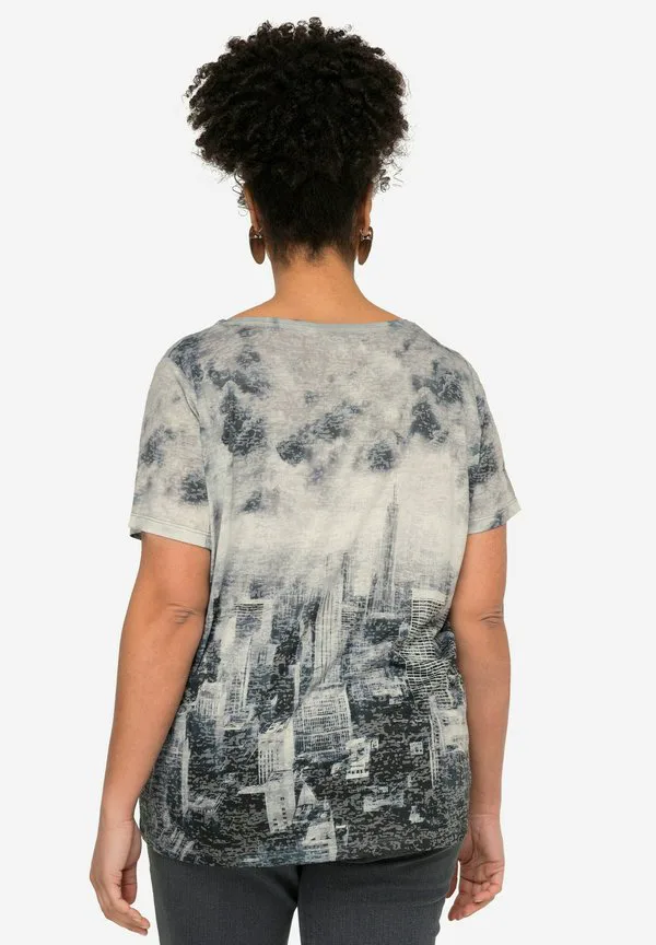 

Футболка с принтом Miamoda, Black, Черный, Футболка с принтом Miamoda, Black