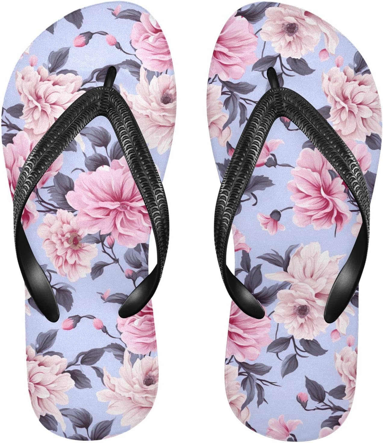 

Женские и мужские шлепанцы SPRIPORT с акварельными цветами, удобные повседневные сандалии с мягкой стелькой и нескользящей резиновой подошвой, для прогулок на пляже летом, Multicoloured