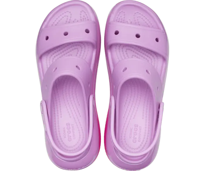 Сандалии Mega Crush Crocs женские, цвет Bubble — фото 3