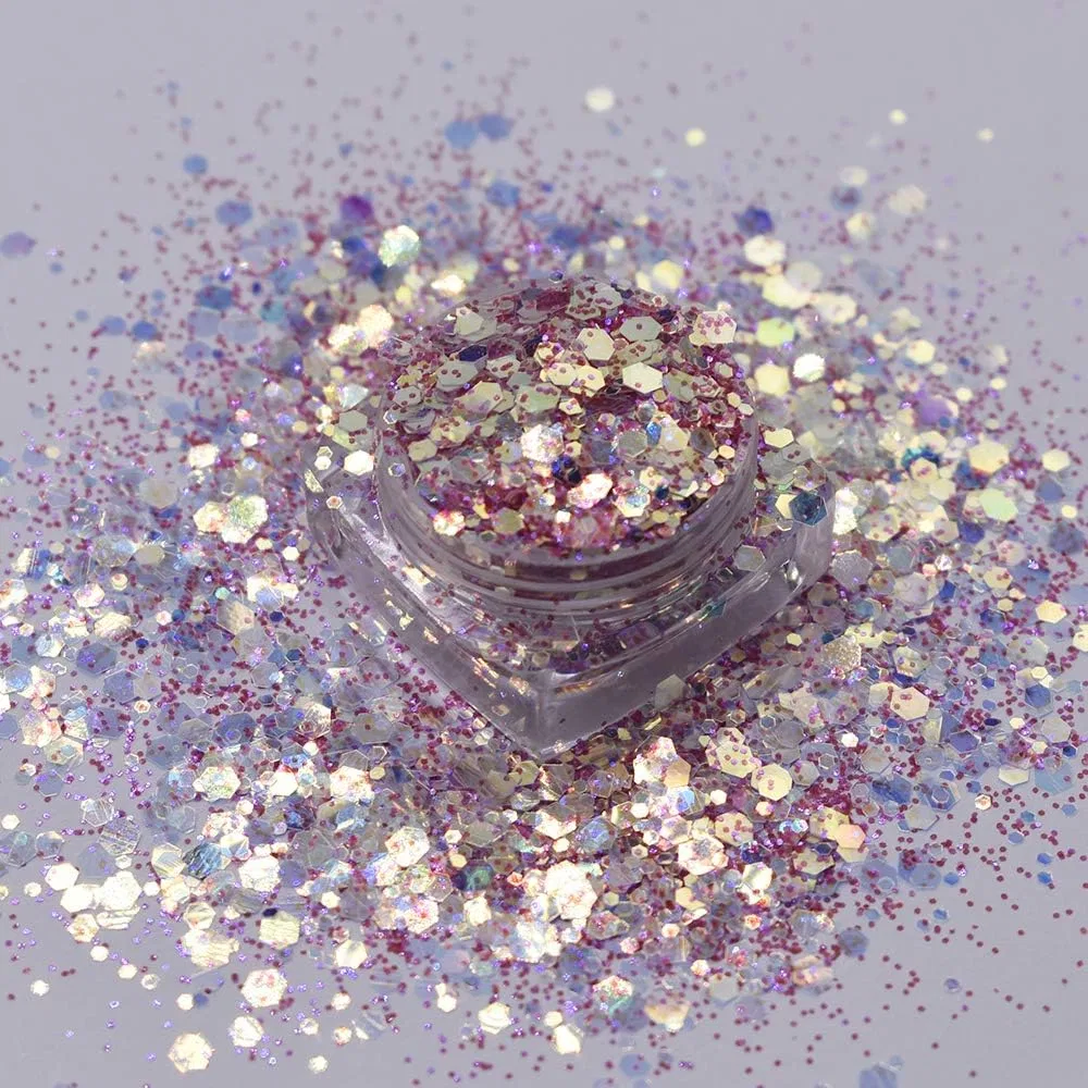 Глиттер для ногтей NC09 Glitter Opal Sequins, 50 г Prettyg