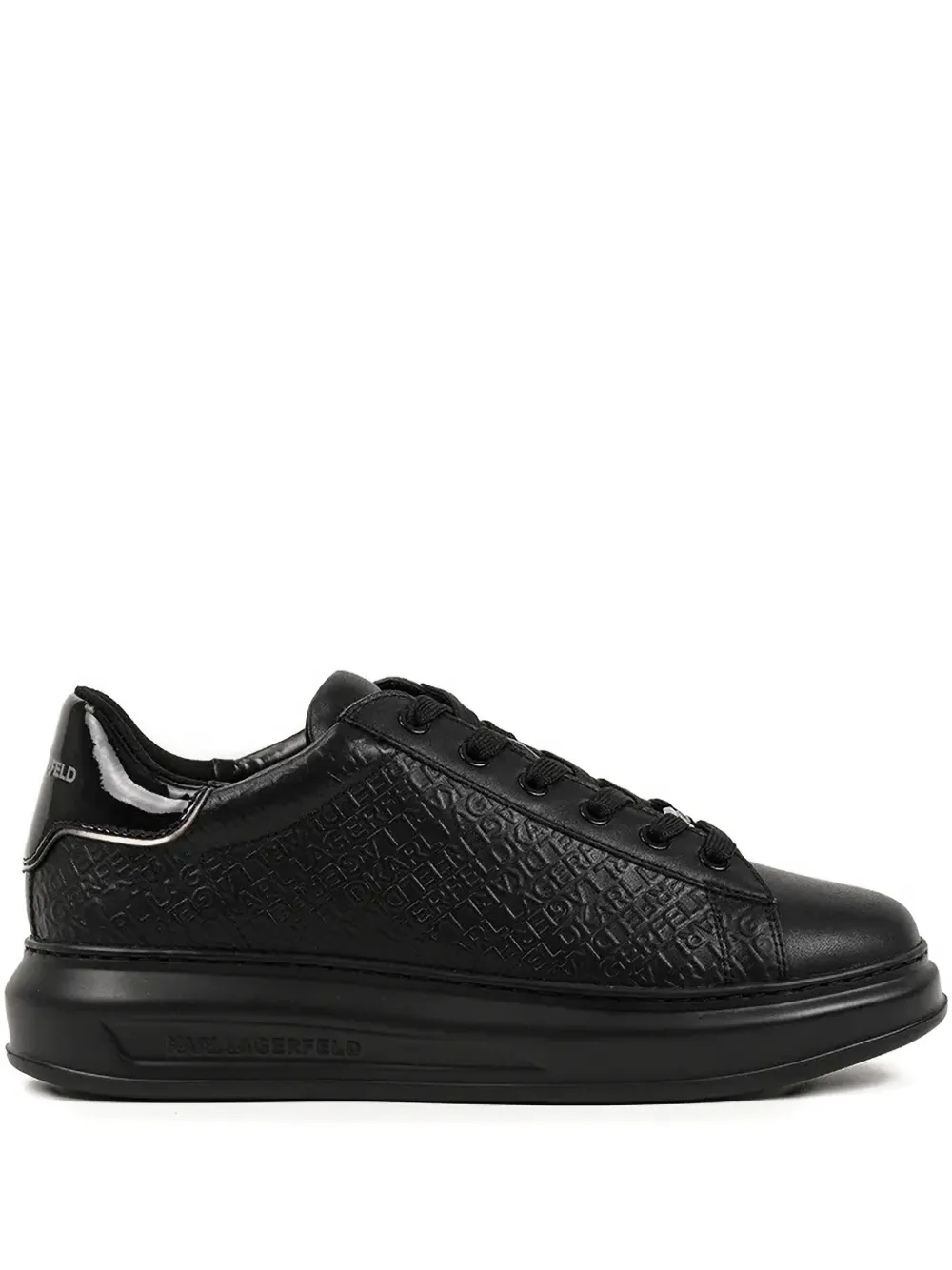 

Кроссовки Kapri с тисненым логотипом Karl Lagerfeld, черный