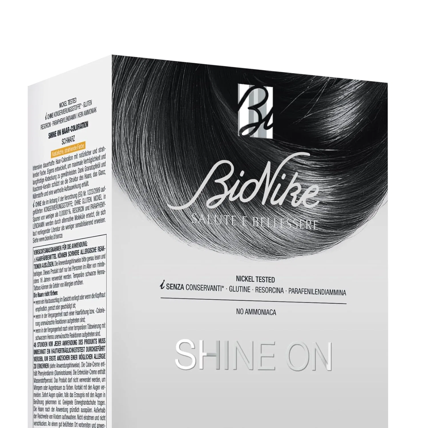 Краска для волос SHINE ON COLORE CAPELLI NERO 1 Bionike — фото 3