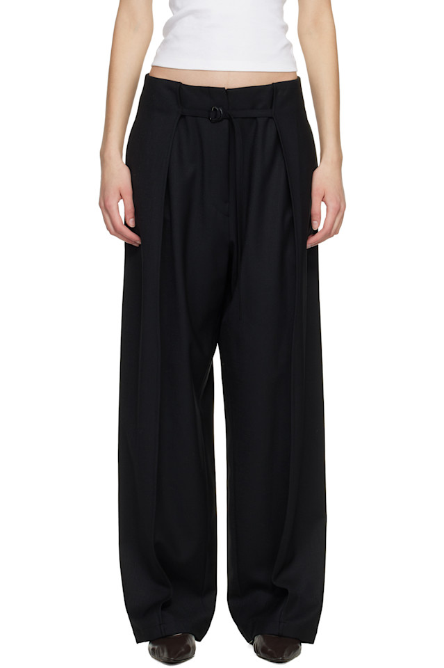 

Заправить брюки в брюки классического кроя Le17Septembre, черный