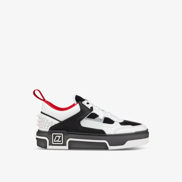 Низкие кожаные кроссовки Astroloubi Christian Louboutin, белый