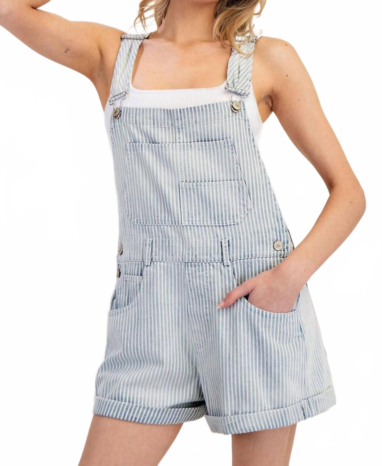 

Комбинезон в полоску с эффектом минеральной стирки Eesome, Mineral Washed