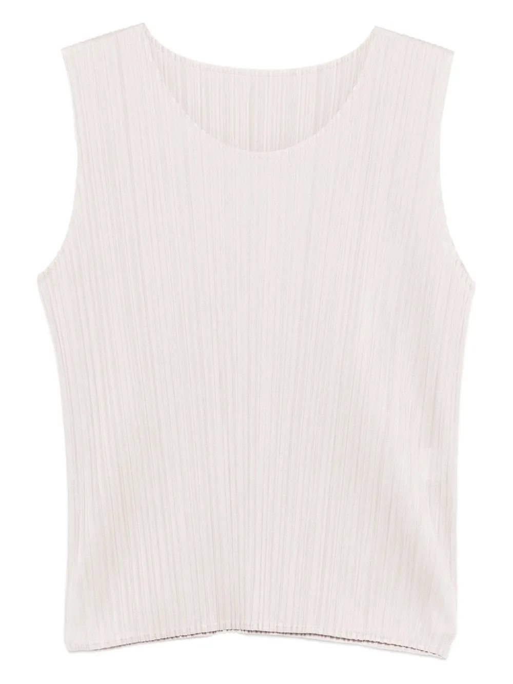 

Плиссированный топ без рукавов Pleats Please Issey Miyake, серый