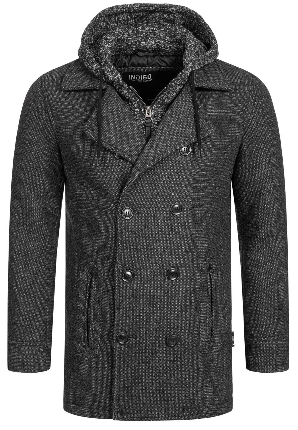 

INDICODE JEANS Куртка межсезонная 'Cliff Jacke' черная