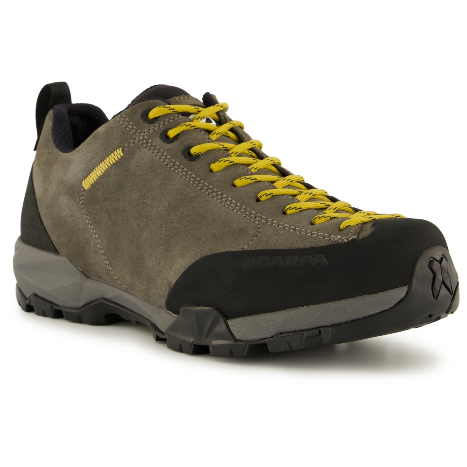 Мультиспортивная обувь Scarpa Mojito Trail GTX Suede, цвет Titanium/Mustard — фото 2