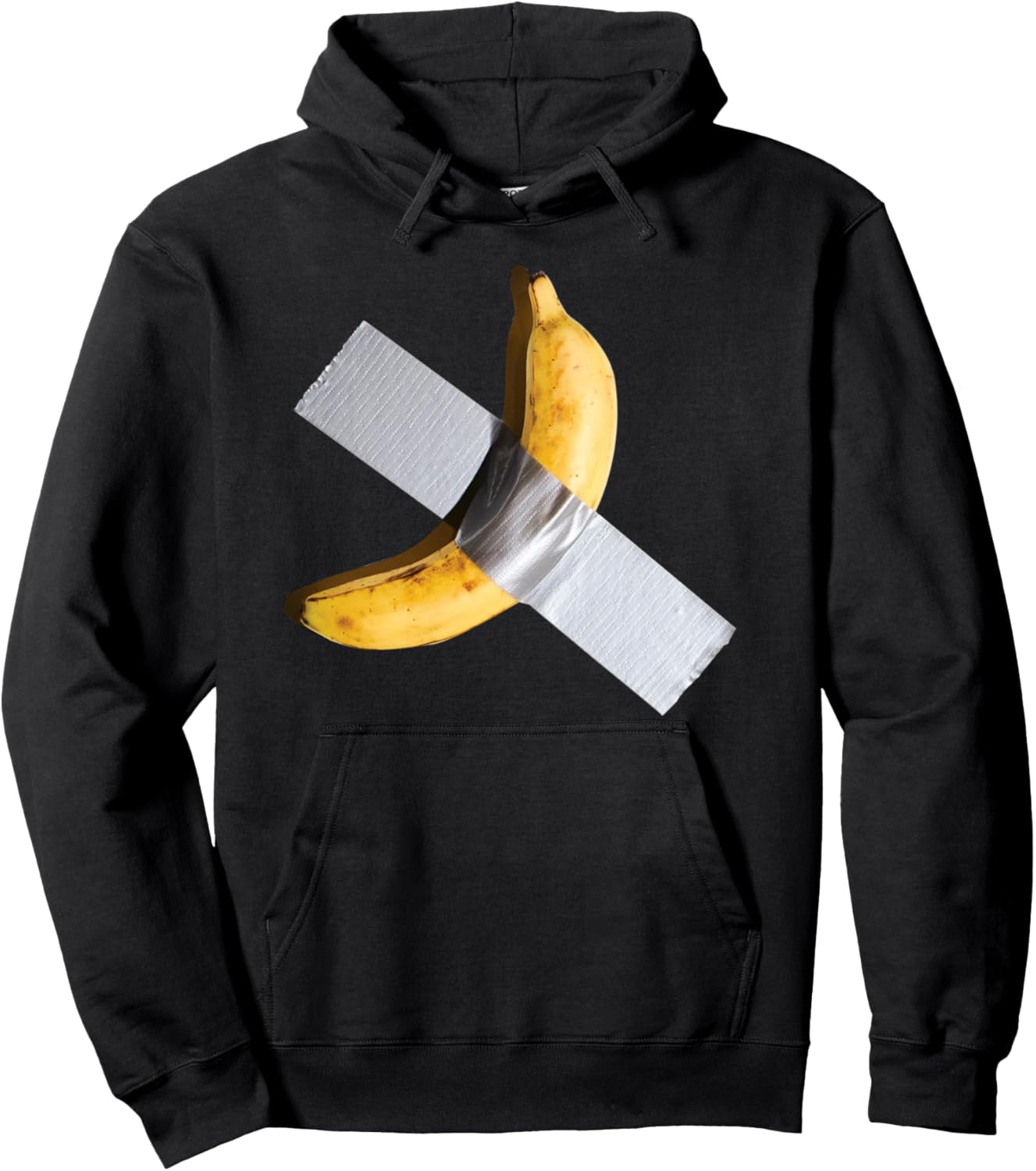 

Худи с рисунком банана и скотча, забавная, крутая, для дизайнера, архитектора Art Banana Funny Cool, черный