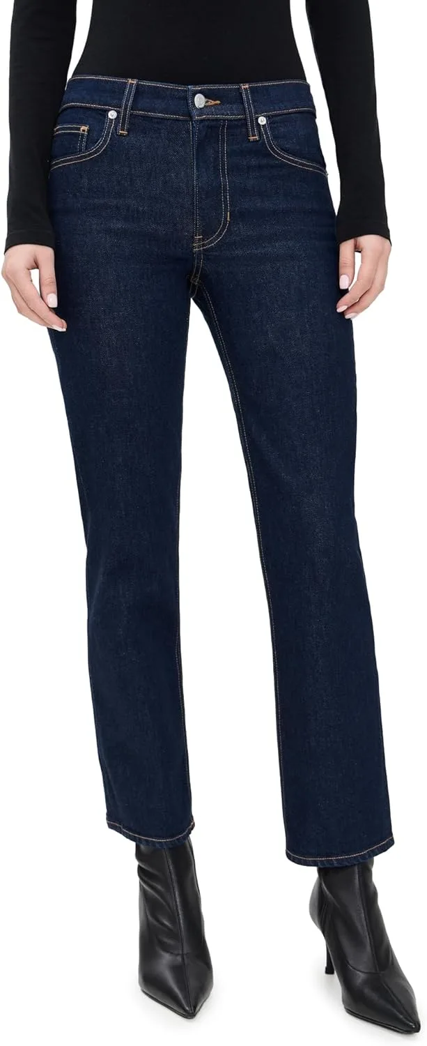 

Veronica Beard Jean Women's Leah Mid Rise Straight Leg