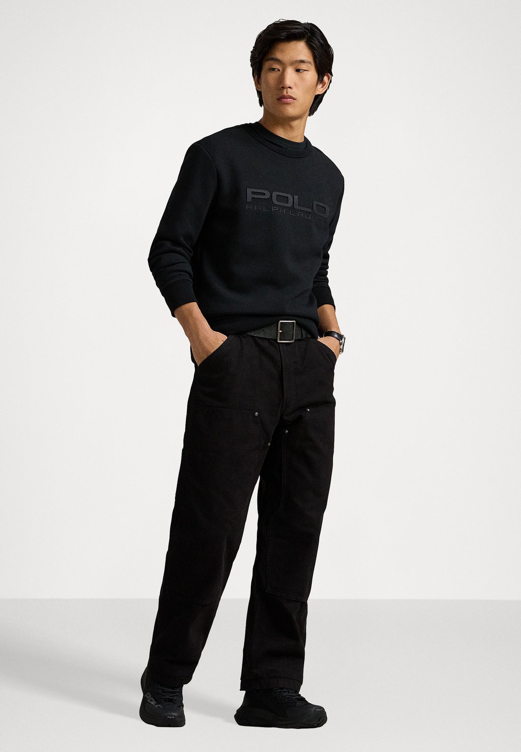 

Толстовка LOGO DOUBLE-KNIT SWEATSHIRT Polo Ralph Lauren, черный