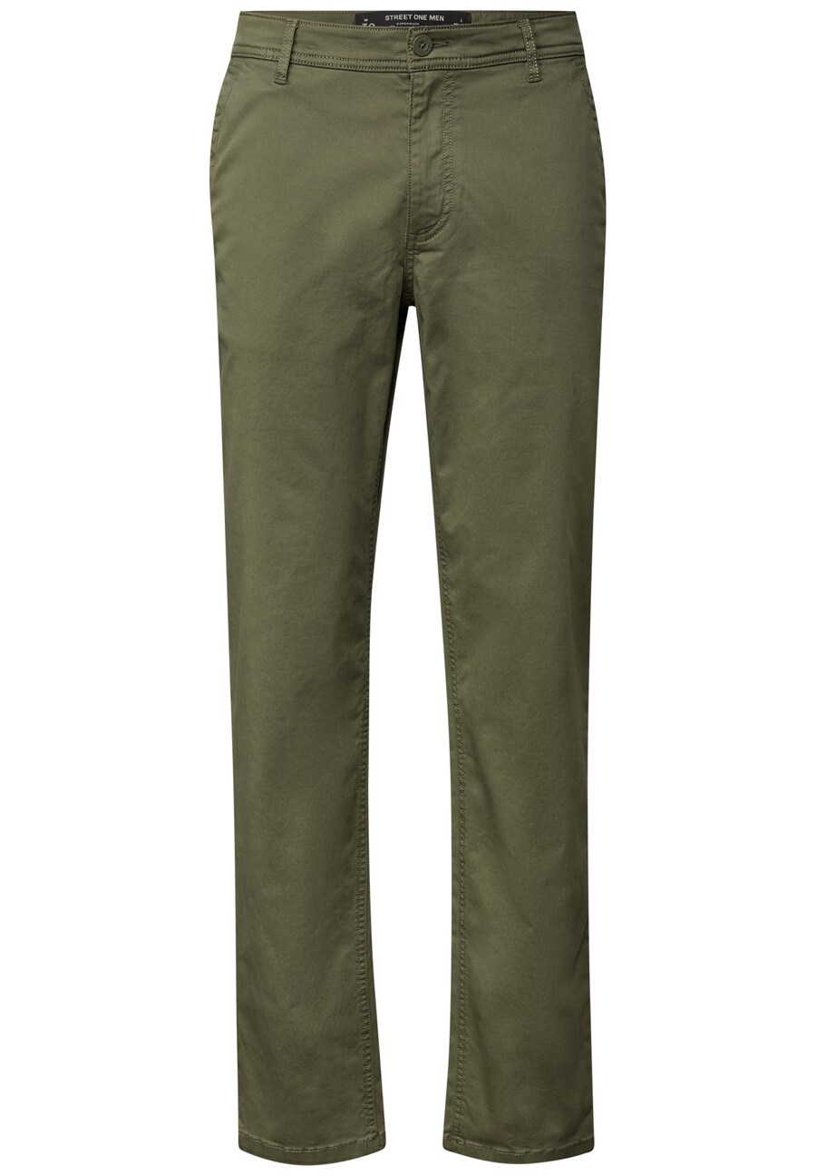

Узкие брюки-чинос Street One MEN, Khaki