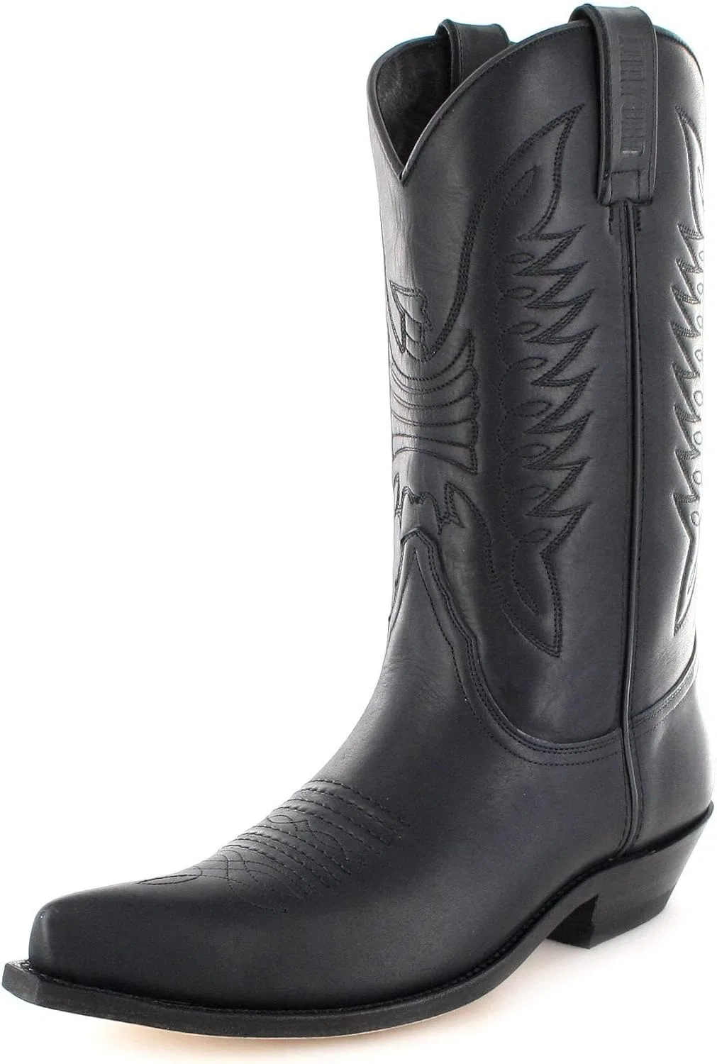 Ковбойские ботинки Mayura, модель MB020, унисекс, кожаные Mayura Boots, Black