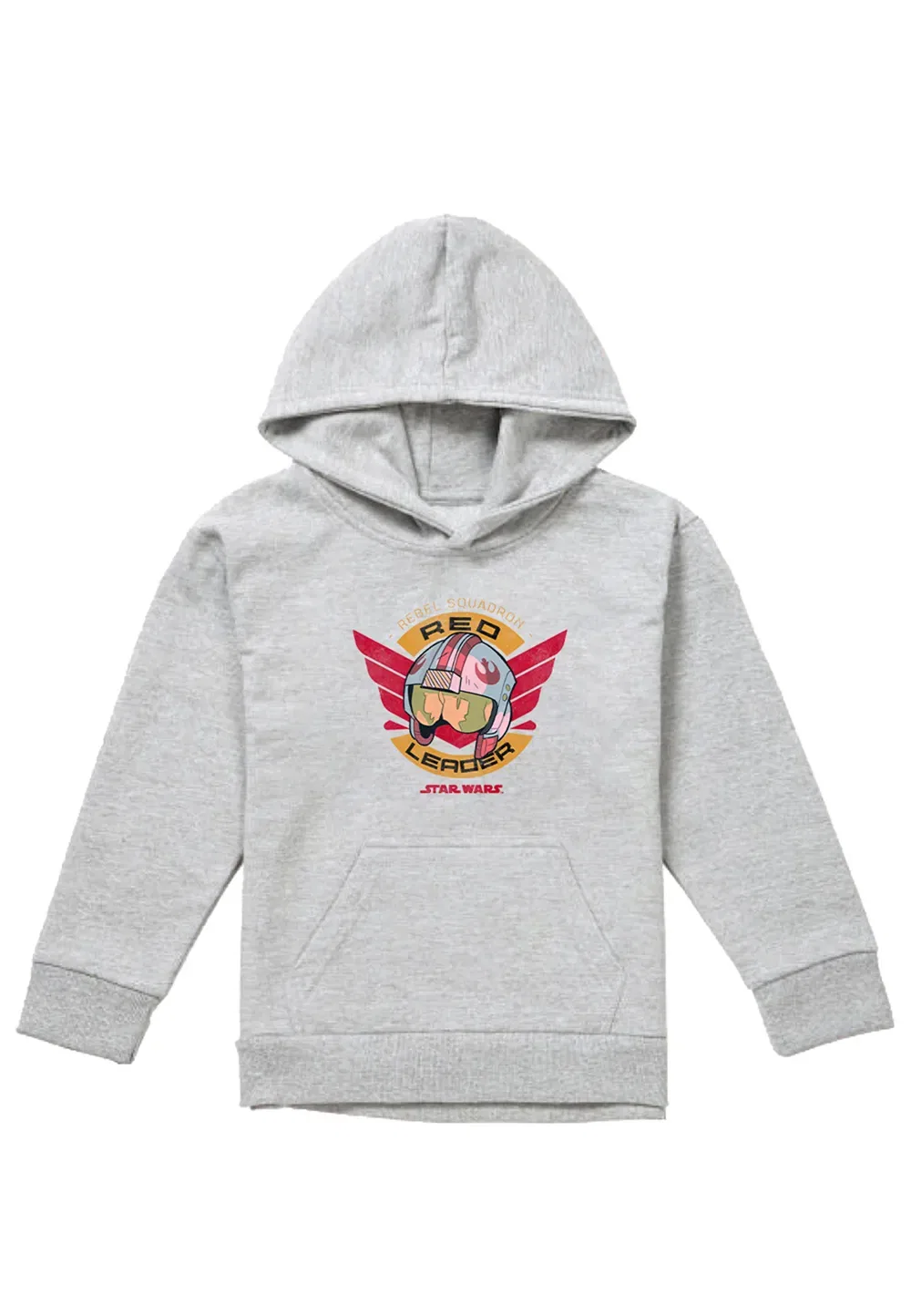 Детская толстовка Star Wars Red Leader, Disney, серый