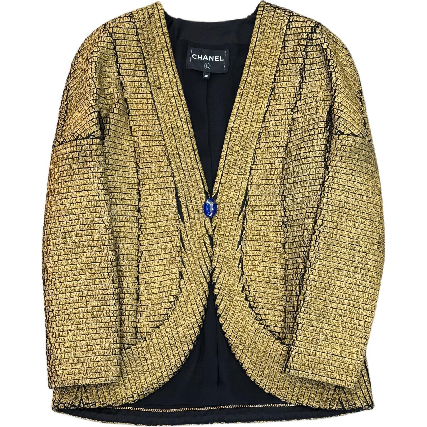 

CHANEL Золотая куртка в египетском стиле, Gold