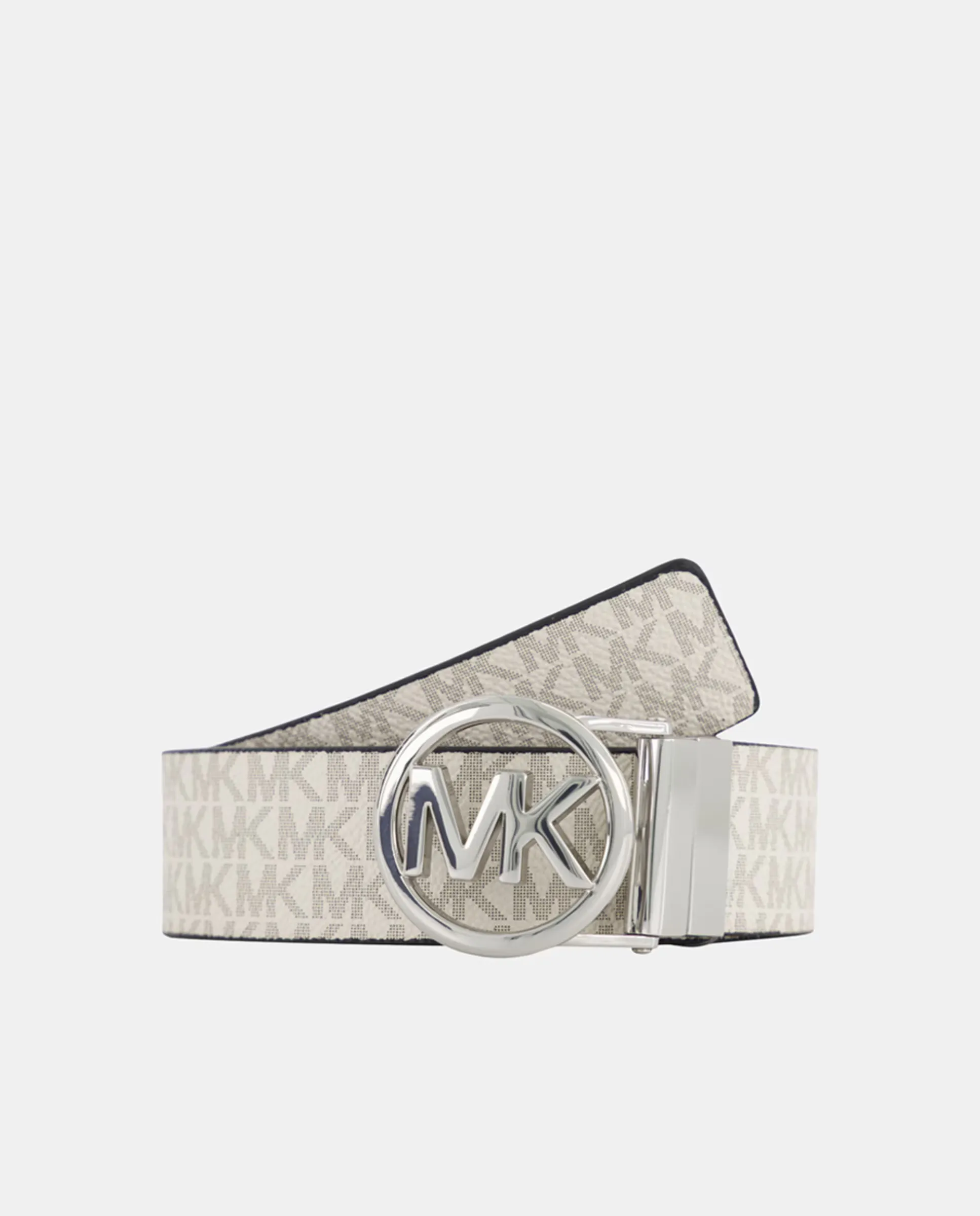 

Белый ремень с логотипом Michael Kors