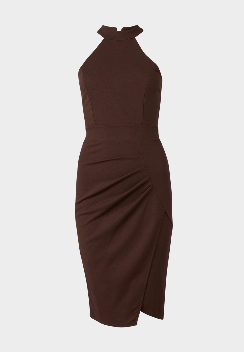 

Коктейльное платье / Вечернее платье HALTER NECK MIDI DRESS WAL G., темно-коричневый