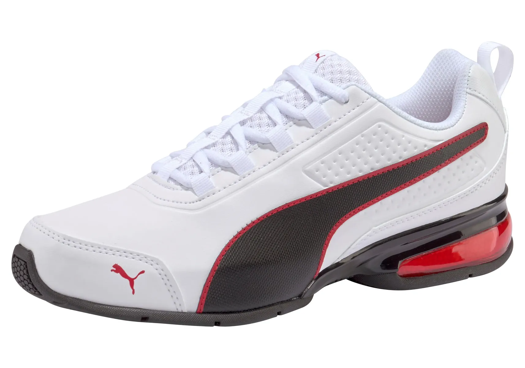 

Кроссовки PUMA "LEADER VT SL", цвет Puma White- Puma Black-Flame Scarlet