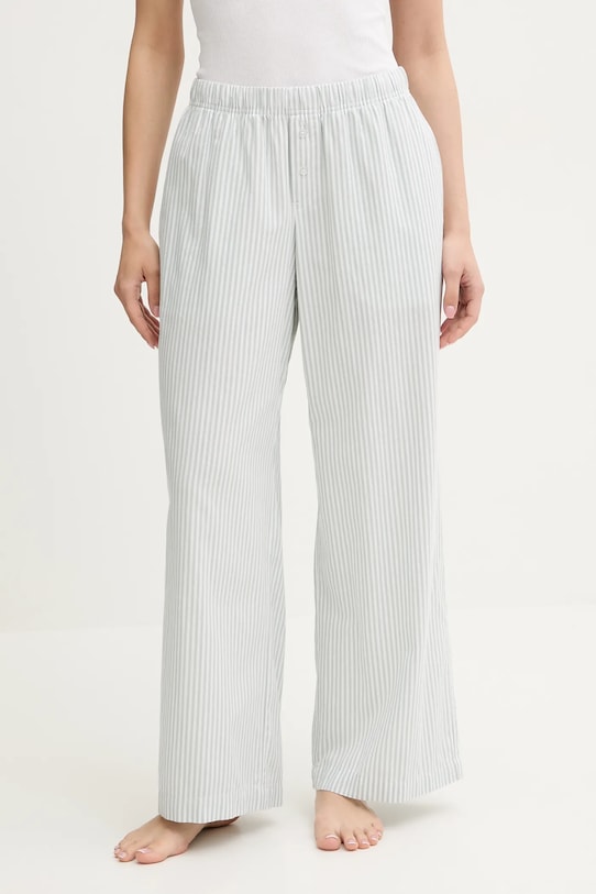 

Хлопковые пижамные брюки Hollister Co., зеленый