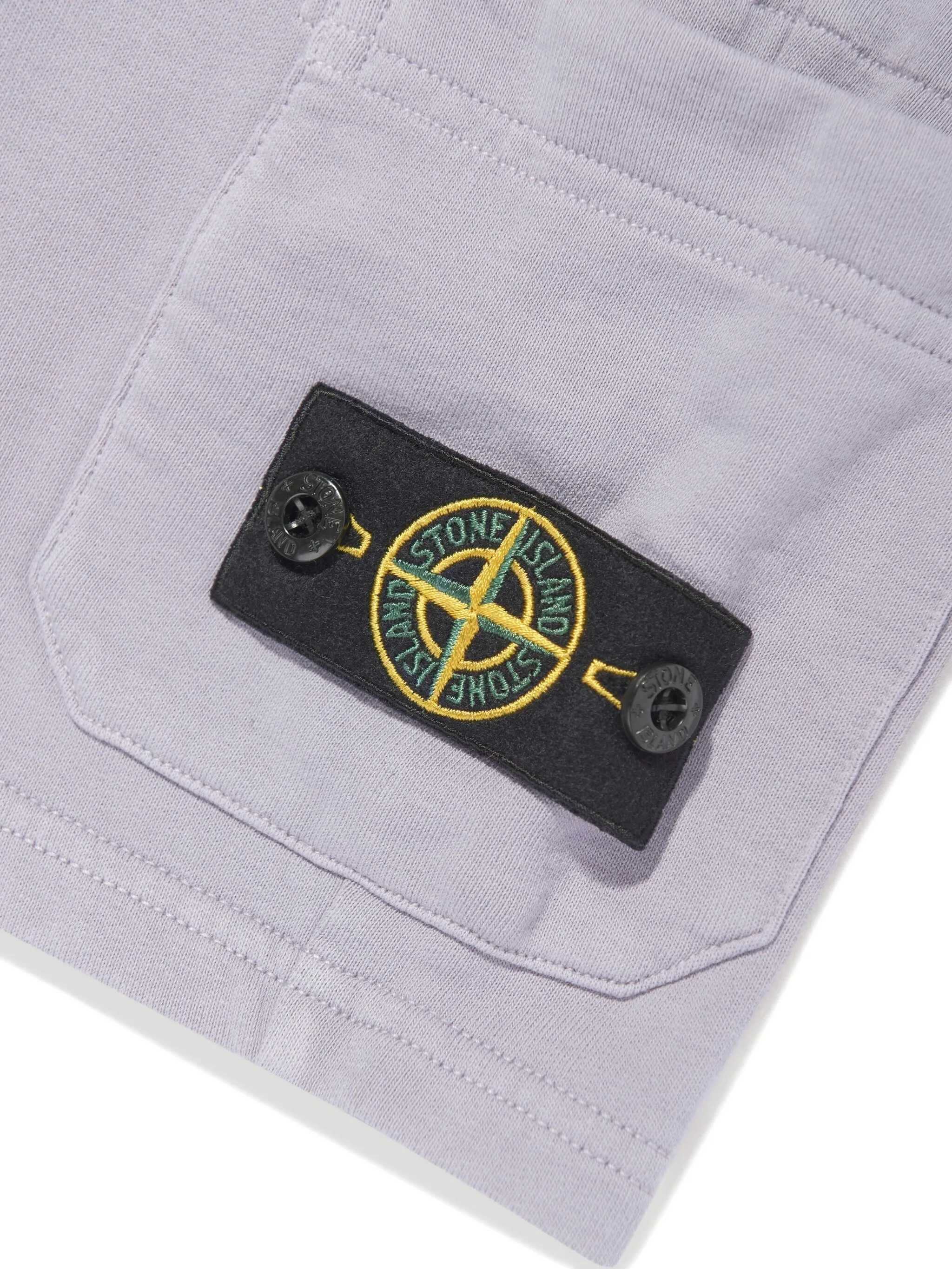 Шорты с нашивкой Compass Stone Island Junior, фиолетовый — фото 3