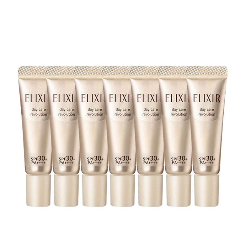 Набор дневной эмульсии Shiseido Elixir Day Care Revolution с SPF50, 5 мл х 7 — фото 3