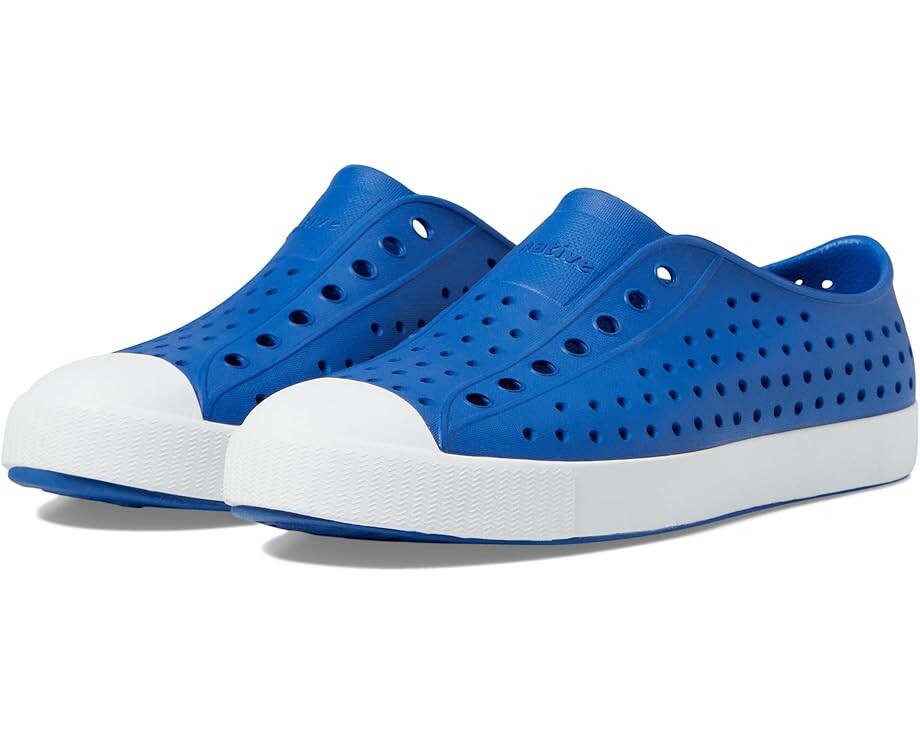 

Кроссовки Native Shoes Kids Jefferson, цвет Victoria Blue/Shell White