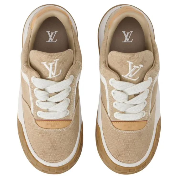 Кроссовки Tilted Low top Canvas Men's Light Umber LOUIS VUITTON, светло-umber — фото 4