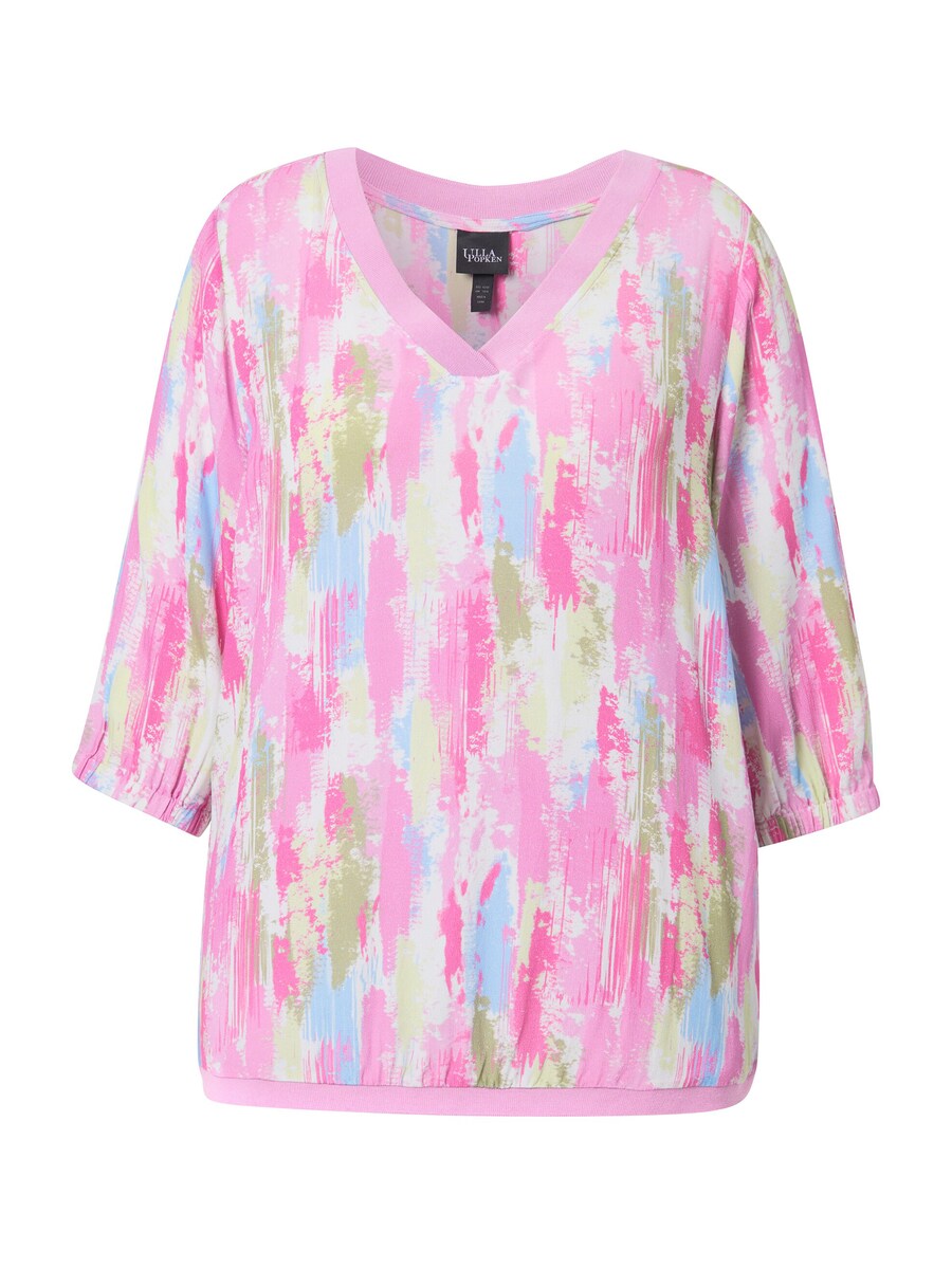 

Блуза Ulla Popken, цвет Pink/Light pink