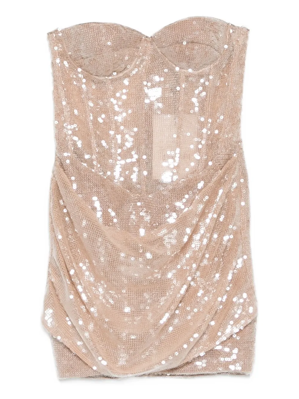 

Мини-платье Памелы The New Arrivals Ilkyaz Ozel, нейтральный