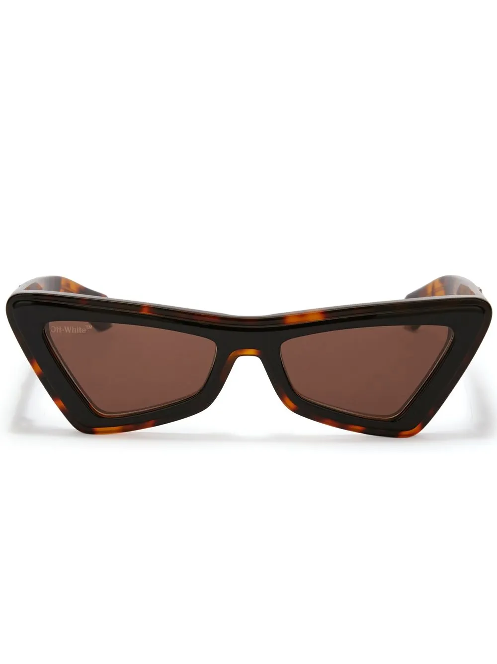 

Солнцезащитные очки Artemisia в оправе 'кошачий глаз' Off-White Eyewear, коричневый
