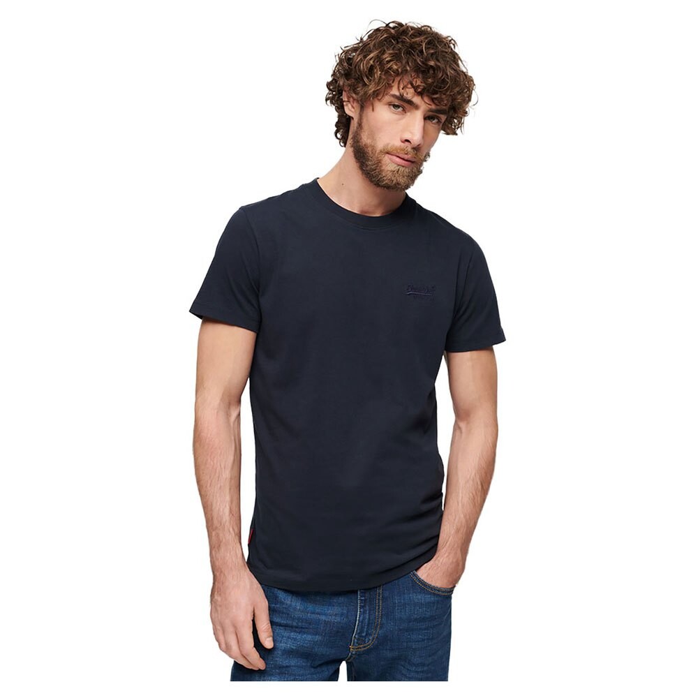 

Футболка с коротким рукавом Superdry Essential Logo Embroidered Ub, синий