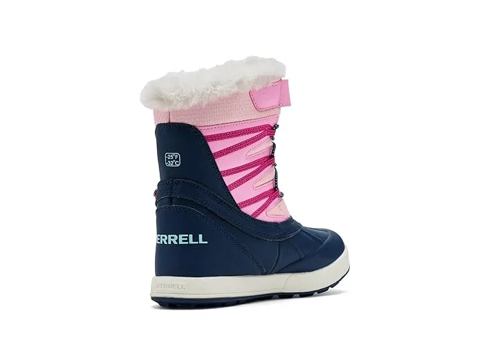 Ботинки водонепроницаемые Snow Bank 5.0 Merrell Kids, Navy/Pink — фото 4