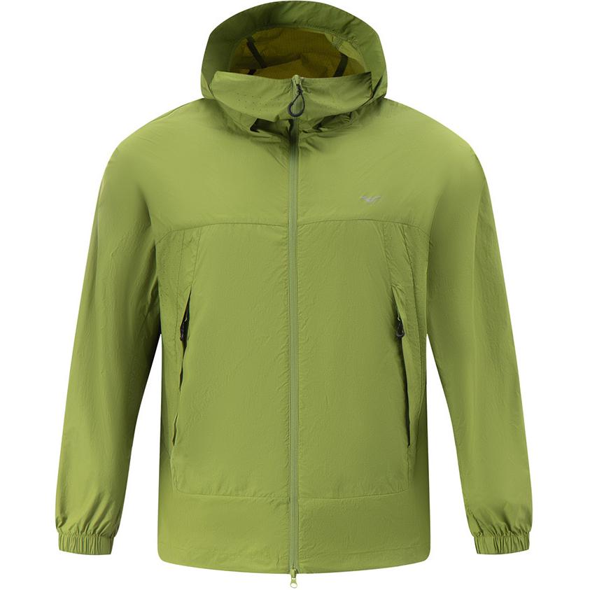 

Mizuno Унисекс одежда для защиты от солнца Весенний лист зелёный, Spring Leaf Green
