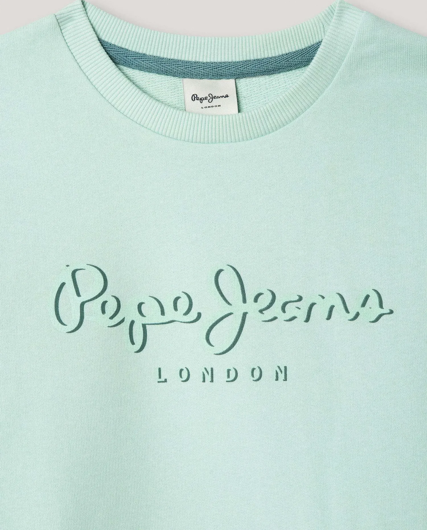 Толстовка с круглым вырезом Gab для девочки Pepe Jeans, бирюзовый — фото 4