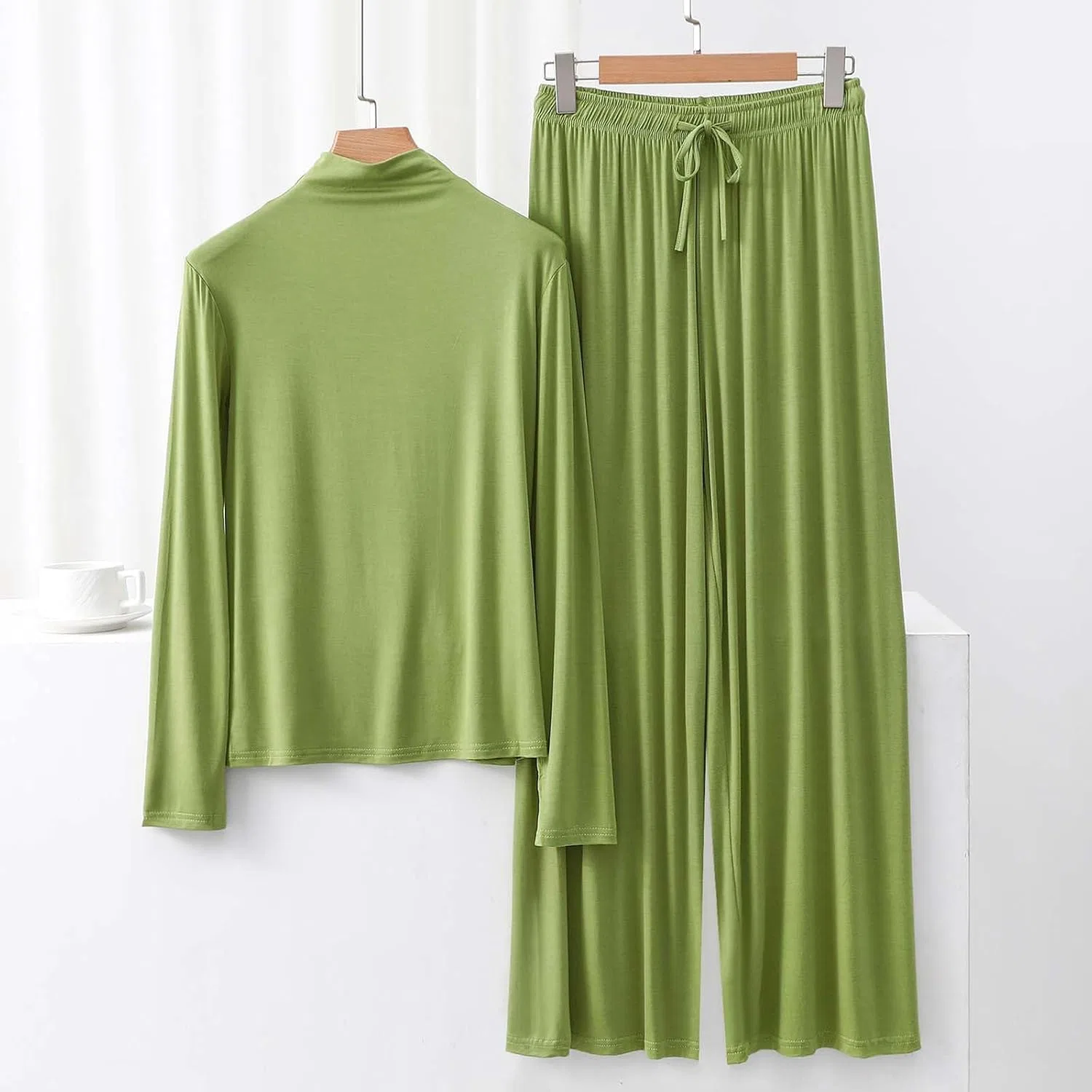 Комплект пижамы модальный, Soft Comfy, зеленый — фото 2