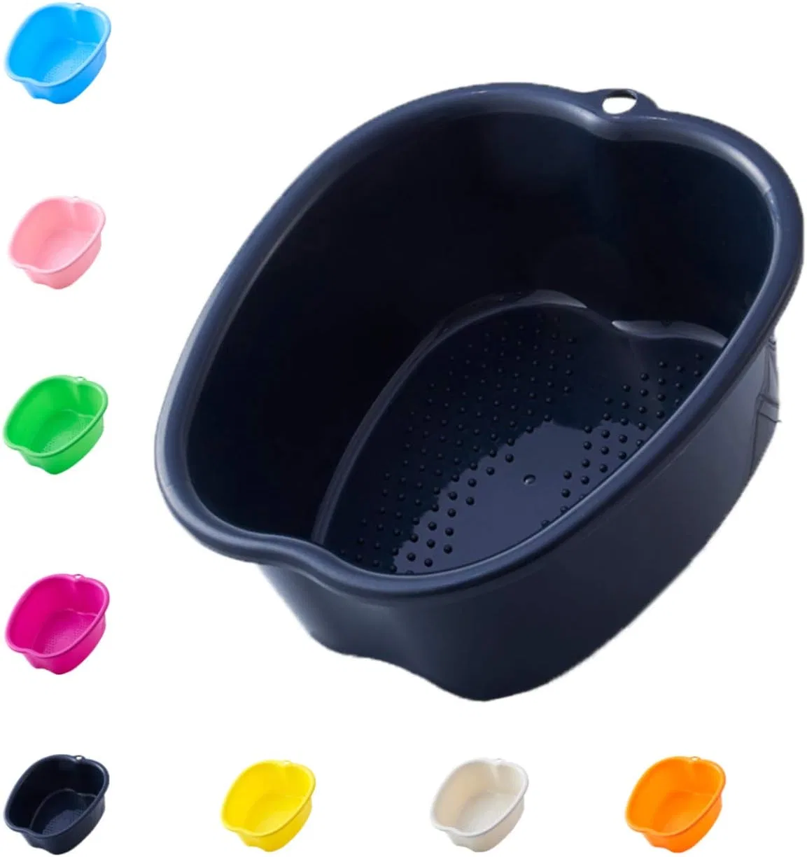Большая пластиковая ванночка для ног для педикюра и релаксации Anxicer, Black