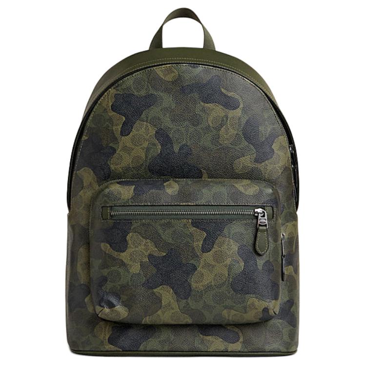 

Западный Искусственная Кожа Рюкзак Большой Мужской Глубокий Трилистник COACH