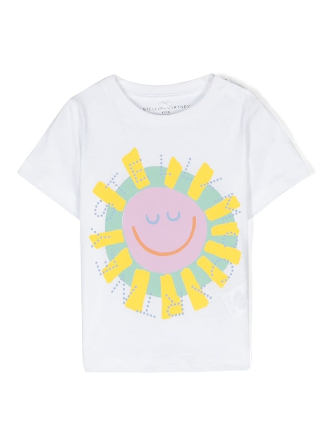 

Stella McCartney Kids футболка Medallion Sunshine, белый