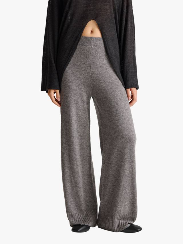 

Широкие вязаные брюки Benetton, Grey