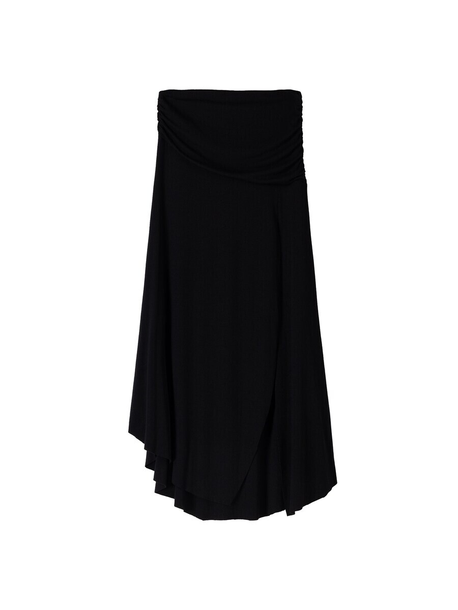 

Юбка макси Bershka Skirt, черный