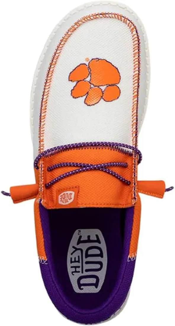 

Мужские туфли HEYDUDE Wally, мужские лоферы без шнурков, удобные и легкие, оранжевый/фиолетовый