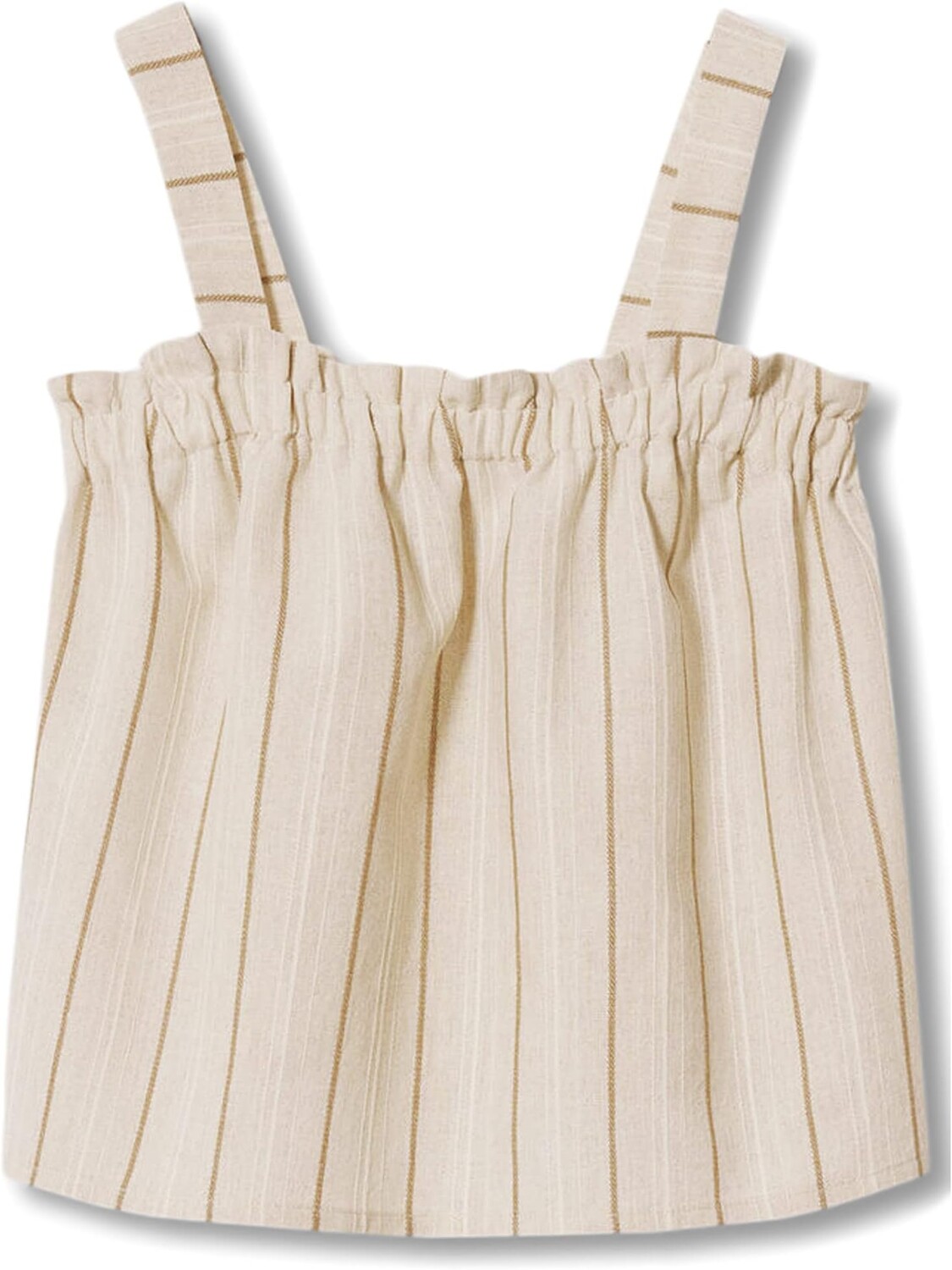 

Блуза MANGO Kids Blouse Begur, бежевый