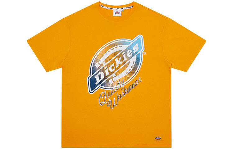 

Футболка унисекс ярко-оранжевая Dickies, оранжевый