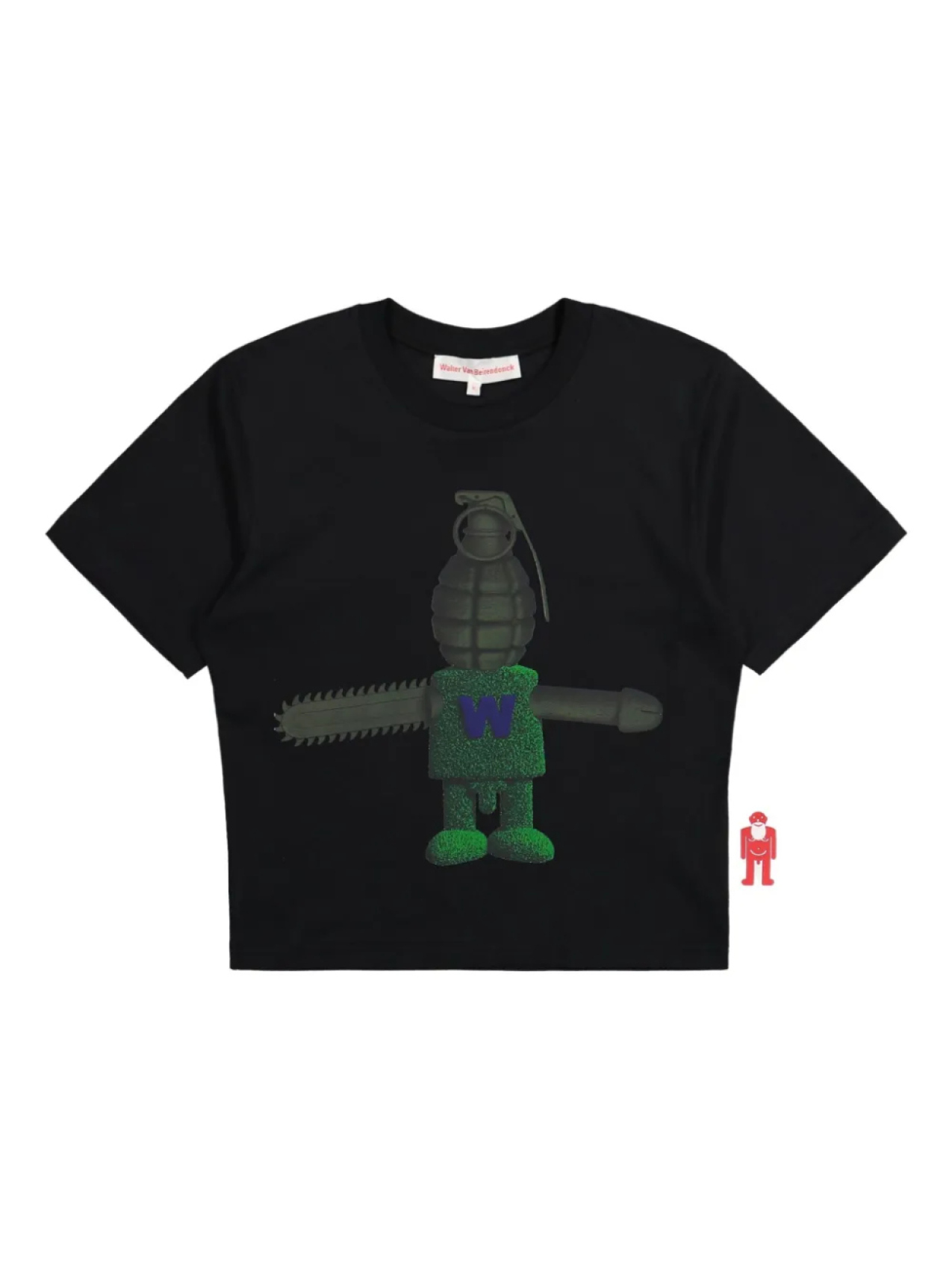 

Футболка Terror Toy 1 Micro Walter Van Beirendonck, черный