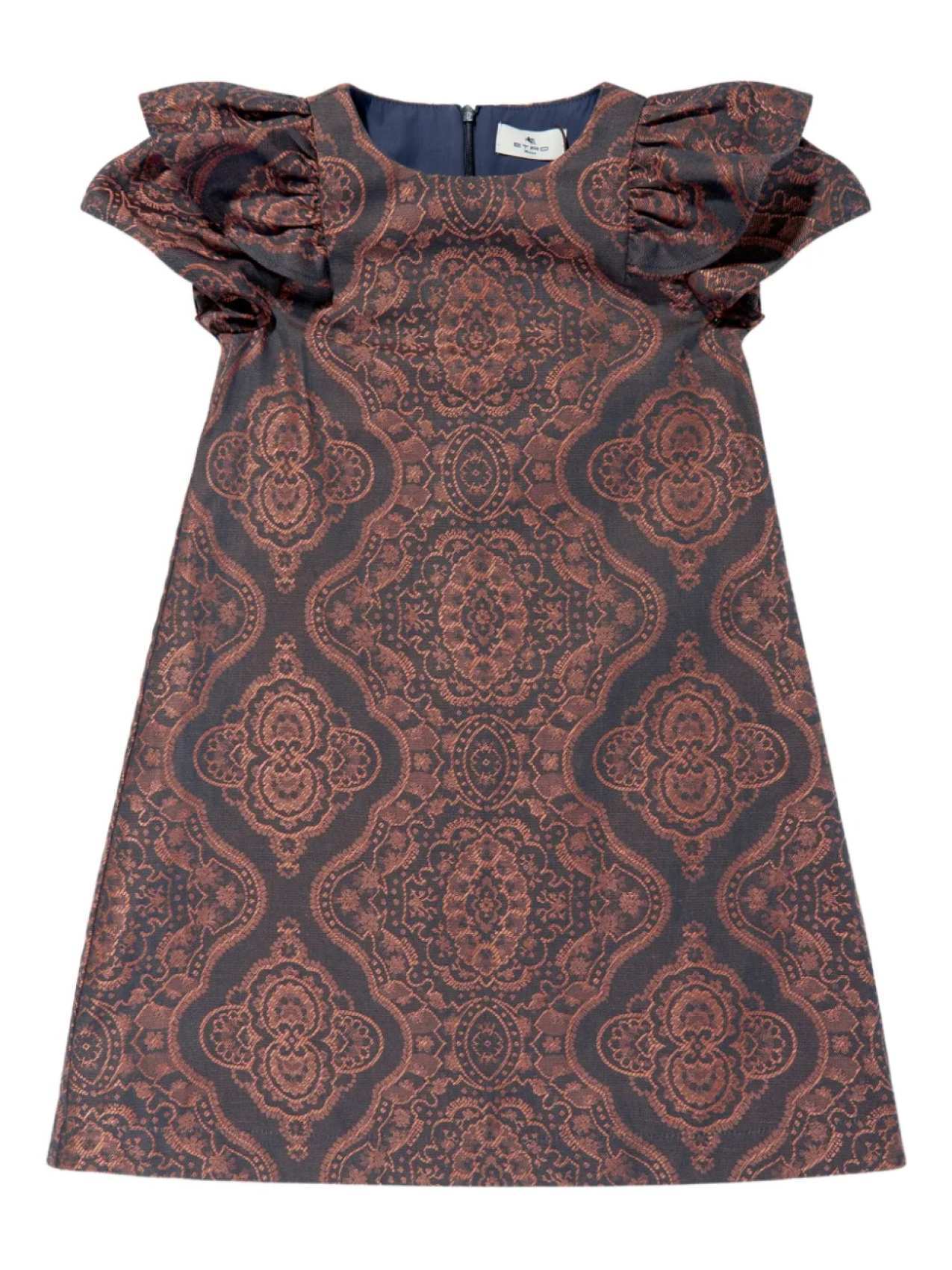 

Платье из дамасского жаккарда ETRO KIDS, синий