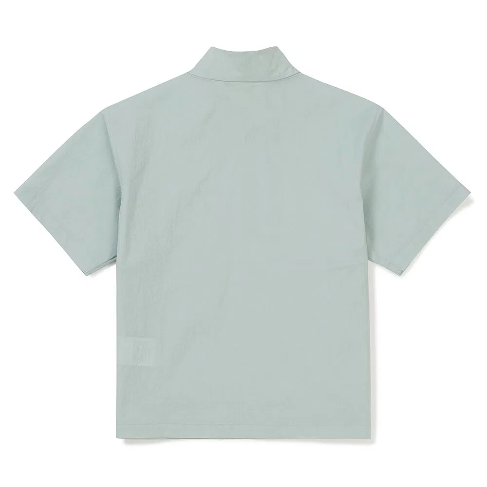 Детский анорак с воротником-стойкой Root Stand Neck Mid Mint от Snowpeak Apparel Kids — фото 3