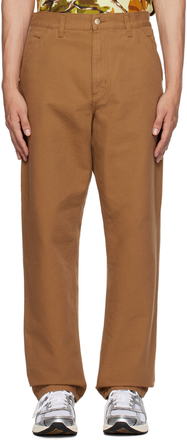 

Коричневые брюки длиной до колена Carhartt Work In Progress