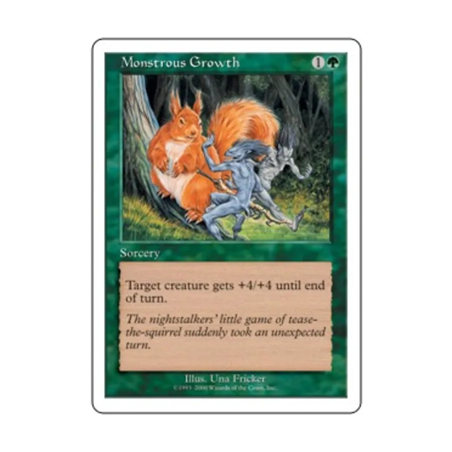 

CCG Чудовищный рост (С), MTG - Starter Series (2000)