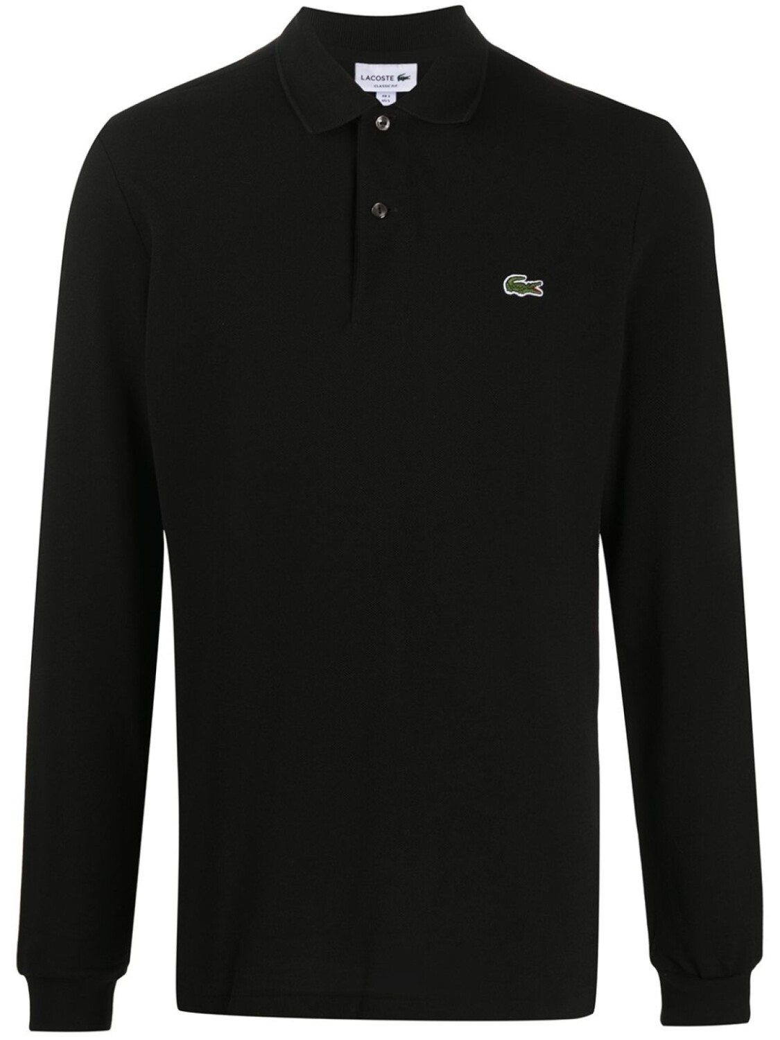 

Lacoste рубашка поло с нашивкой-логотипом, черный